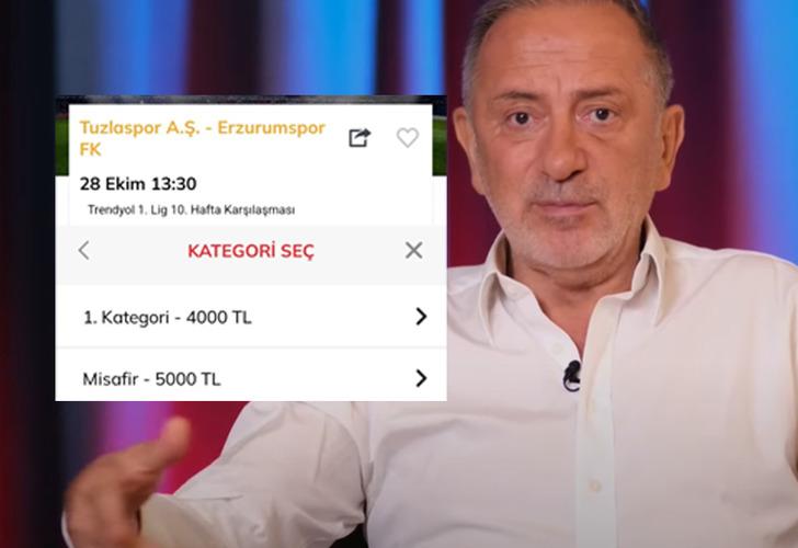 
4000 TL'ye satılan Tuzlaspor biletleri için kara para iddiası! Fatih Altaylı: ''İşin içinde kimler var çok iyi biliyorum''
