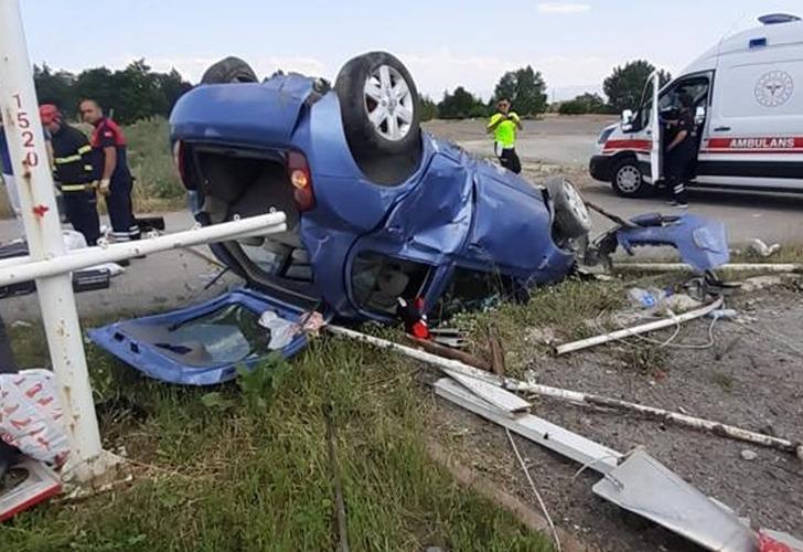 
Amasya trafik kazası: 4 kişi yaralandı
