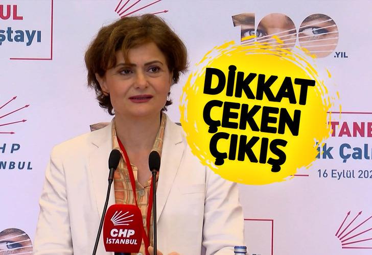 
CHP'li Canan Kaftancıoğlu'ndan dikkat çeken çıkış! 