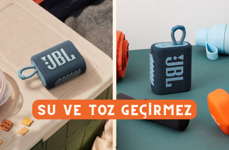 
Fiyatı 1380 TL'ye düştü! Çok satan JBL Go3 Bluetooth Hoparlör indirimde
