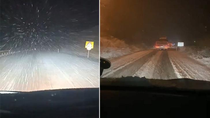 
Kastamonu'nun yüksek kesimlerinde kar yağışı etkili oldu!
