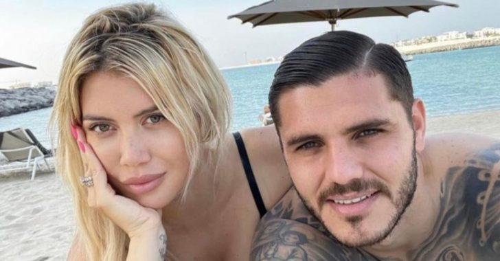 
Wanda Nara göğüslerine küçük gelen mayosuyla havuza girdi! Galatasaray'ın yıldızı Mauro Icardi ile keyif anları olay oldu
