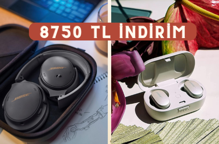 
Yüksek teknoloji, üstün ses kalitesi, ergonomik tasarım! Bose kulaklıklarda %50'ye varan indirim
